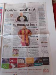 Cumhuriyet Gazetesi - 15 Eylül 2014 - Bahri Savcı 100 Yaşında- Şenes Erzik'in Saati Şaştı - Lady Gaga İstanbul'da - İkran Gibi Fosil -  Bugün Hrant Dink'in Doğum Günü - Trabzon Tayyip Erdoğan Stadına Karşı Ayakta