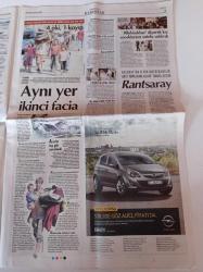 Cumhuriyet Gazetesi - 26 Eylül 2014 - UEFA Bizi Gözetliyor - Tuncel Kurtiz Anılıyor - Hadrian Tapınağı Eritip Yol Yapmışlar - Hitler'in Soyunu Kurutma Planı - Devlet Gözünü Çengelköy'e Dikti - Sıra Geldi Karma Eğitme - Kültür Müşteşarından Ambargo