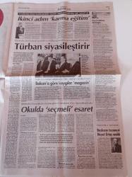Cumhuriyet Gazetesi - 26 Eylül 2014 - UEFA Bizi Gözetliyor - Tuncel Kurtiz Anılıyor - Hadrian Tapınağı Eritip Yol Yapmışlar - Hitler'in Soyunu Kurutma Planı - Devlet Gözünü Çengelköy'e Dikti - Sıra Geldi Karma Eğitme - Kültür Müşteşarından Ambargo