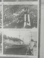 Tıpkı Basım - Dev Boy Fotokopi Kağıdında - Tan Gazetesi - Newspaper - 20 İkinciteşrin 1938 - 20 Kasım 1938 - 20 November 1938 - İstanbul, Ulu Kurtarıcıya eşsiz ve hazin bir teşyi Merasimi yaptı - Dolmabahçe sarayında, ebedi şefin huzurunda, son İhtiram vakfesi - Tabut, Sarayburnunda Zafer torpitosuna naklediliyor - Cenaze alayı, Dolmabahçeden Tophane istikametinde hareket ediyor -