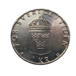 İsveç 1 Kron 1977