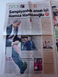 Cumhuriyet Gazetesi - 27 Mayıs 2015 - Şampiyonluk Hamza Hamzaoğlu'nun İşi - B.B King'i Zehirlediler - En Güçlü Kadın Yine Merkel- İstanbul'un Fethi Kutlamaları Sandıkları Karadan Yürütecekler - Bir Ahir Zaman Şeyhi Cüppeli Ahmet Hoca - Cumartesi Anneleri