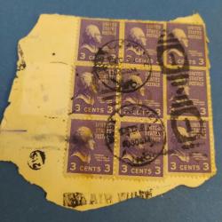 P11--13---- AMERİKA DAMGALI THOMAS JEFFERSON 1801-1800 PULLARI