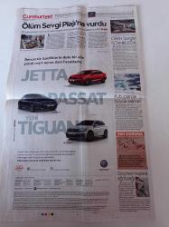 Cumhuriyet Gazetesi - 25 Mart 2017 - Ali Koç - Cenk Tosun - Ölüm Sevgi Plajına Vurdu - Cern Sergisi İstanbul'da - Hakeme Kırmızı Kart - Çukurca Şehitlerine Veda - Angela Merkel - Kemal Kılıçdaroğlu - Recep Tayyip Erdoğan -Sosyal Medyanın Eli Çok Açık