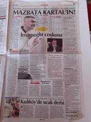 Cumhuriyet Gazetesi - 14 Nisan 2019 - Beşiktaş Taraftarı Ekrem İmamoğlu'na Destek - Fenerbahçe Efsanesi Sinyor Can Bartu'yu Tüm Renkler Uğurladı - ODTÜ Bahar Festivali - Haluk Levent - Sabahat Akkiraz - Genco Erkal - Ercan Jesal- Game Of Thrones Finali
