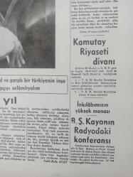 Tıpkı Basım - Dev Boy Fotokopi Kağıdında - Ulus Gazetesi - Newspaper - 29 İlkteşrin 1937 -  29 Ekim 1937 - 29 October 1937 - En büyük bayramımız büyük başbuğu selamlayalım. Bu devlet onun zaferi üzerine kuruldu - Köylüler arasında - Türkiye matbuatında beklenmiyen yazılar - Kamutay Riyaseti divanı - İnkilabımızın yüksek manası - B.Ş. Kaya'nın radyodaki konferansı - 14 üncü yıl -