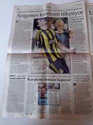 Cumhuriyet Gazetesi - 2 Ekim 2008 - UEFA'da  Üç Koldan - Aziz Yıldırım - Lady Diana- Zülfü Livaneli Ve Mikis Thedorakis 21 Yıl Sonra Aynı Sahnede - Metin And Yaşamını Yitirdi - Recep Tayyip Erdoğan'dan Deniz Baykal'a Ret -  Altınova'da Gerginlik Sürüyor