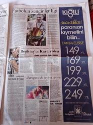 Cumhuriyet Gazetesi - 24 Mayıs 2008 - Futbolun Zenginler Ligi - Sharapova Da Yok Seyirci De Yok - İşçi İşveren Birlikte Yürüdü - 53. Eurovision Mor Ve Ötesi - Zengin Su Yatakları - 27 Mayıs Öldü Mü - Eğitim Sen