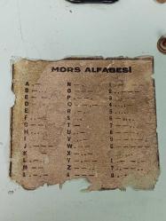 Antika Okul Mors Alfabesi Deney Laboratuvar Aleti