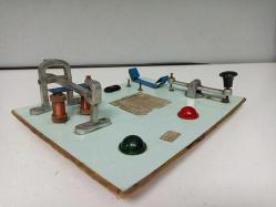 Antika Okul Mors Alfabesi Deney Laboratuvar Aleti