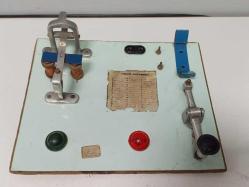 Antika Okul Mors Alfabesi Deney Laboratuvar Aleti