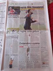 Cumhuriyet Gazetesi - 26 Ocak 2018 - Arda Turan - Vagner Love Geliyor - Haftanın Maçı Ali Palabıyık'ın - Jandarma Eşliğinde Rota Gezisi - Solcu Gençlere Ölüm Tehdidi - Hak İhlali Kuyruğu -  Barış Demek Suç Değildir - Batan Bir Gemi Kanal İstanbul