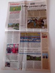 Cumhuriyet Gazetesi - 3 Şubat 2018 - Tekmeci Hakem Ucuz Kurtuldu - Kaplıcalara Altın Madeni Tehdidi - Ninja Kaplumbağalar Vegan Olsun - Cumhuriyet Halk Partisi Genel Başkanı Kemal Kılıçdaroğlu AKP'yi Göndereceğiz - Hekime Terör Sorusu - Ahmet Şık - Serra Yılmaz - Türkiye'nin Nükleer Sınavı