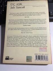 ÜÇ AŞK TOPLU ÖYKÜLER 1989 1993 - JALE SANCAK - DOĞAN KİTAP BİRİNCİ BASKI 2003