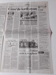 Cumhuriyet Gazetesi - 28 Aralık 2014 - Ankara'da Büyük Atatürk Koşusu - Dirk Kuyt - Abdürrahim Albayrak - Cizre'de Sokak Savaşı - Belçim Bilgin'in Yeni Filmi - Çiftçi Mustafa Hukuk Arıyor - Karacaoğlan'ın Kolunu Kestiler - İlk Bilek Güreşi - Roboski