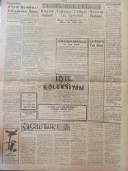 Orijinal Cumhuriyet Gazetesi - Newspaper - 29 Ekim 1949 - 29 November 1949 - Büyük Bayramımız Kutlu Olsun - Türkiye'ye Yeni Askerî Yardım - Halk, Bayramı Heyecan ve Sevinç içinde kutluyor - Feci Uçak Kazası - Atom bombası inhisarının Sonu - Kaçak İnşaat - Istanbul sergisi kapanıyor - Dünyanın En Garip Vergileri - Rüya Tabirleri - Cumhuriyeti ilan eden meclis - Cumhuriyet devrinde yapılan hamleler - Cumhuriyet devrinde yapılanlar ve yapılamayanlar - Atatürk'ten Vecizeler - 26 yıldır başaramadığımız iş deniz ticareti - Kemal Sünnetçioğlu -
