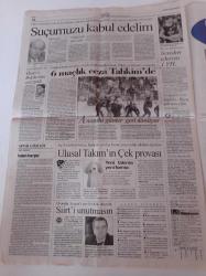 Cumhuriyet Gazetesi - 1 Mart 2006 - Kemal Unakıtan İsyanı Büyüyor - Fahriye Erdal'a 4 Ay Hapis - Serbest Piyasa Kurulu Kaos İçinde - Caferi'yle Temas Talabani'yi Kızdırdı - Başbakan Recep Tayyip Erdoğan