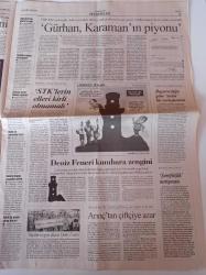 Cumhuriyet Gazetesi - 23 Eylül 2008 - Beşiktaş Genel Menajeri Sinan Engin- Yeni Diego Mesut Özil - Fatih Terim Viyana'da - Hayat Kurtaran HPV Testi -Angela Merkel - Türkiye Krizi Bekliyor - Hadi Çaman'ı Yitirdik