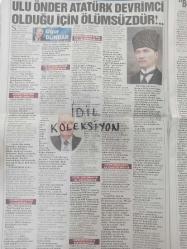 Orijinal Sözcü Gazetesi - Newspaper - 10 Kasım 2020 - 10 November 2020- Ölümünün 82'nci yıl dönümünde Atatürk'ü saygıyla anıyoruz - Instagram'dan İstifa 27 saat sonra kabul edildi - Maliye bakanı Lütfi Elvan oldu - Koronavirus aşısı bulundu - Ulu önder Atatürk devrimci olduğu için ölümsüzdür - İlker Başbuğ - Albayrak'ın istifası piyasaları coşturdu - Borsa İstanbul'da ralli yaşandı - Meral Akşener - Muharrem İnce - Ömer Çelik - Ali Babacan - Türkiye'nin IMF borcunu ödediği Somalililer mutlu - Alışveriş çılgınlığı, küçük markaları büyütecek - Hukukun namusunu kurtarmaya geldim - İki Atatürk var - Pfizer'in korona aşısı yüzde 90 etkili oldu - Donald Trump - Ivanka Trump - Ermenistan yenilgiyi kabul etti, Karabağ'dan çekiliyor - Dinmeyen bir özlem ve sonsuz sevgiyle anıyoruz - Müzede en çok ilgi Atatürk'ün asırlık beylik tabancasına - Çağla Şikel - Galatasaray - Beşiktaş - Aykut Kocaman - Ersun Yanal - Kuşadası'nda mars kurulacak - Sü'lale devri -