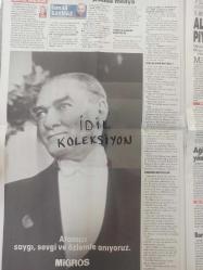 Orijinal Sözcü Gazetesi - Newspaper - 10 Kasım 2020 - 10 November 2020- Ölümünün 82'nci yıl dönümünde Atatürk'ü saygıyla anıyoruz - Instagram'dan İstifa 27 saat sonra kabul edildi - Maliye bakanı Lütfi Elvan oldu - Koronavirus aşısı bulundu - Ulu önder Atatürk devrimci olduğu için ölümsüzdür - İlker Başbuğ - Albayrak'ın istifası piyasaları coşturdu - Borsa İstanbul'da ralli yaşandı - Meral Akşener - Muharrem İnce - Ömer Çelik - Ali Babacan - Türkiye'nin IMF borcunu ödediği Somalililer mutlu - Alışveriş çılgınlığı, küçük markaları büyütecek - Hukukun namusunu kurtarmaya geldim - İki Atatürk var - Pfizer'in korona aşısı yüzde 90 etkili oldu - Donald Trump - Ivanka Trump - Ermenistan yenilgiyi kabul etti, Karabağ'dan çekiliyor - Dinmeyen bir özlem ve sonsuz sevgiyle anıyoruz - Müzede en çok ilgi Atatürk'ün asırlık beylik tabancasına - Çağla Şikel - Galatasaray - Beşiktaş - Aykut Kocaman - Ersun Yanal - Kuşadası'nda mars kurulacak - Sü'lale devri -