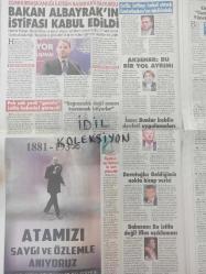Orijinal Sözcü Gazetesi - Newspaper - 10 Kasım 2020 - 10 November 2020- Ölümünün 82'nci yıl dönümünde Atatürk'ü saygıyla anıyoruz - Instagram'dan İstifa 27 saat sonra kabul edildi - Maliye bakanı Lütfi Elvan oldu - Koronavirus aşısı bulundu - Ulu önder Atatürk devrimci olduğu için ölümsüzdür - İlker Başbuğ - Albayrak'ın istifası piyasaları coşturdu - Borsa İstanbul'da ralli yaşandı - Meral Akşener - Muharrem İnce - Ömer Çelik - Ali Babacan - Türkiye'nin IMF borcunu ödediği Somalililer mutlu - Alışveriş çılgınlığı, küçük markaları büyütecek - Hukukun namusunu kurtarmaya geldim - İki Atatürk var - Pfizer'in korona aşısı yüzde 90 etkili oldu - Donald Trump - Ivanka Trump - Ermenistan yenilgiyi kabul etti, Karabağ'dan çekiliyor - Dinmeyen bir özlem ve sonsuz sevgiyle anıyoruz - Müzede en çok ilgi Atatürk'ün asırlık beylik tabancasına - Çağla Şikel - Galatasaray - Beşiktaş - Aykut Kocaman - Ersun Yanal - Kuşadası'nda mars kurulacak - Sü'lale devri -