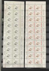 LOT.1 » 1970 SÜREKLİ SERİ POSTA PULLARI KLEINBOGEN - ERORRR