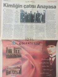 Orijinal Sabah Gazetesi - Newspaper - 29 Ekim 2003 - 29 October 2003  - Yaşasın Cumhuriyet - Tebaa'dan Yurttaş'a - Türk insanı' hakkını arıyor - Özgürlük için sınırsız adalet - Kimliğin çatısı Anayasa - Aile 50 yıldır göçüyor - Gençlerin hayalî çekirdek aile - Milliyetciye resmi kimlik - Kuruştan 20 milyona - Kadının soyadı var - Yarım Kalan eğitim - Cumhuriyetin hoş sesleri - Cumhuriyetin 80.yılı - Hayatımızı renklerdirdin -