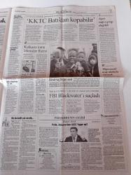 Cumhuriyet Gazetesi - 15 Kasım 2007 - Dünya Ampute Futbol Şampiyonası - Pahalı Sigara Pahalı Kanser - Global Bir Sorun Diyabet - Erkan Can En İyi Erkek Oyuncu - Militan Gibi Avukat Abdurrahman Sarıoğlu - Jetler Kuzey Irak'a Geçmedi - Santrale Çernobil Denetimi -; Meclis'te Gerilla Kavgası