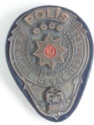 Polis Kokartı Eski Tip Çok Nadir