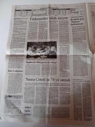 Cumhuriyet Gazetesi - 17 Ocak 2007 - Marcello Lippi'den Türkiye'ye Övgü - Zor Da Olsa Sharapova - Vatan Computer - Allianoi'de İnsanlık Suçu - Ödüller Kraliçe'ye- Fidel Castro'nun Durumu Ağır - Şehit Kubilay Saldırısı Planlı - Türkmenler Silah İstiyor - Erzurum'da Olimpiyat Sevinci