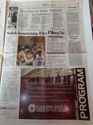 Cumhuriyet Gazetesi - 4 Şubat 2008 - Soluk Kesen Maç Efes Pilsen'in - Adnan Polat'tan Fenerbahçe'ye Gönderme Brezilya'ya Karşı Oynadık - Sırbistan Tadiç Dedi - Türkiye'de Kanser Hızla Yayılıyor - Hitler'in Kayıp Denizaltıları Karadeniz'de - Alevilerden Protesto