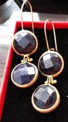 GÜMÜŞ YILDIZ TAŞI DAMLA TAŞLI KÜPE