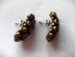 GÜMÜŞ OTANTİK ELMAS TASARIMLI QUARTZ KÜPE