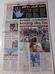 Cumhuriyet Gazetesi - 2 Mart 2017 - Aziz Yıldırım Ufukta Kongre Yok - Obama Çifti Para Basıyor - Renklerin Ve Kültürlerin Kesiştiği Ülke Fas - Avrupa Birliği'ne  Akıllı Sınır - Kürdistan Bayrağı Krizi Tırmanıyor - 70 Yaşında Bir Genç İyi Ki Doğdun Deniz Gezmiş - Zülfü Livaneli