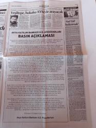 Cumhuriyet Gazetesi - 7 Şubat 2015 - Telefonda Basket Kavgası - Ergin Ataman - Fenerbahçe Trabzonspor Maçı - Angelina Jolie - AYM Üzerinde Recep Tayyip Erdoğan Gölgesi - TÜSİAD'dan Merkez Uyarısı Önemli Olan Bağımsızlık - Birleşik Haziran Hareketi - 17 Aralık'ın Hakimine Ödül