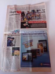 Cumhuriyet Gazetesi - 5 Ağustos 2013 - Beşiktaş'ta Ronaldinho Israrı - Galatasaray'ı Drogba Uçurdu - Messi Ağlama Duvarında - 350 Kiloluk Balkabağı - Ali İsmail Korkmaz - Ethem Sarısülük - Din Polisi Gibi - Recep Tayyip Erdoğan