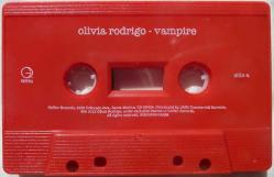 OLIVIA RODRIGO - VAMPIRE LIMITED EDITION SINGLE 2023 RED KASET