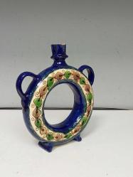 Antika Korond Üretimi El Yapımı El Boyama Sırlı  Seramik Karaf