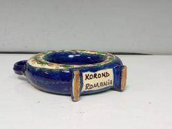 Antika Korond Üretimi El Yapımı El Boyama Sırlı  Seramik Karaf