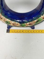 Antika Korond Üretimi El Yapımı El Boyama Sırlı  Seramik Karaf