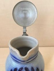 ZİN KAPAKLI AVRUPA SÜRAHİ KOLEKSİYONLUK KALIN PORSELEN SÜRAHİ