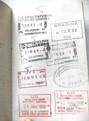 PASAPORT 1991 TARİHLİ ÇOK VİZELİ