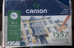 Antika - Resim Defteri 35x50 Cm 180 Gramaj  15 Yp  Sulu Ve Kuru Teknik İçin Canson  Marka 2 adetli Paket - kitantik - kitaLog