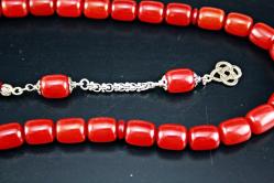 ATEŞ KEHRİBARI GÜMÜŞ PÜSKÜLLÜ  TESBİH ORJİNAL SIFIR (ISIMSIZ RAF