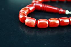 ATEŞ KEHRİBARI GÜMÜŞ PÜSKÜLLÜ  TESBİH ORJİNAL SIFIR (ISIMSIZ RAF