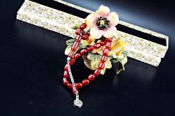 ATEŞ KEHRİBARI GÜMÜŞ PÜSKÜLLÜ  TESBİH ORJİNAL SIFIR (ISIMSIZ RAF