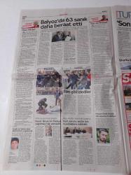 Cumhuriyet Gazetesi - 8 Nisan 2015 - Erman Toroğlu - Can Çobanoğlu - Takım Sporlarında Madalya Patlaması - Masatenisi - Hakan Çalhanoğlu - New York'a Korsan Casus Büstü Diktiler - Yapay Penis Haftada Bir Kere Çalışıyormuş- Ülfet Ertel Yaşamını Yitirdi - Haydi Çocuklar Meclis'e - Hüda Kaya - Ümit Özdağ