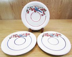 ViNTaGe KÜTAHYA SERAMİK El BoYaMa TABAKLAR....3 Adet