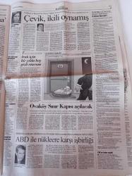 Cumhuriyet Gazetesi - 25 Ocak 2007 - Beşiktaş'ta Protestolu Kongre - Futbolda Pankart Sıkıntısı - Şenes Erzik UEFA'da Tarihe Geçiyor - İsmail Cem Yaşamını Yitirdi - Türkiye Uğur Mumcu'yu Unutmadı - Türk Hazır Giyimine Darbe