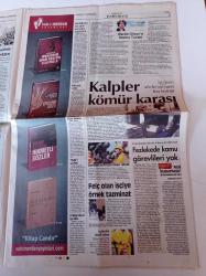 Cumhuriyet Gazetesi - 5 Kasım 2014 - Futbolcu Deniz Naki'ye Faşist Saldırı - Felipe Melo - Yeni Havalimanı - Yırtıcı Kuşların Çığlığı - Greenpeace'ten Akkuyu Çağrısı - Deniz Gezmiş'in Kardeşi Hamdi Gezmiş 40 Sene Sonra Konuştu - Gezi Direnişi